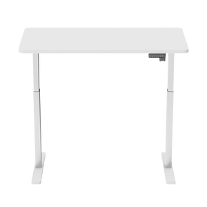 Dellonda DH56 Single Motor Ultra-Quiet Adjustable-Height Electric Sit/Stand Desk - White Desktop - additional view 4