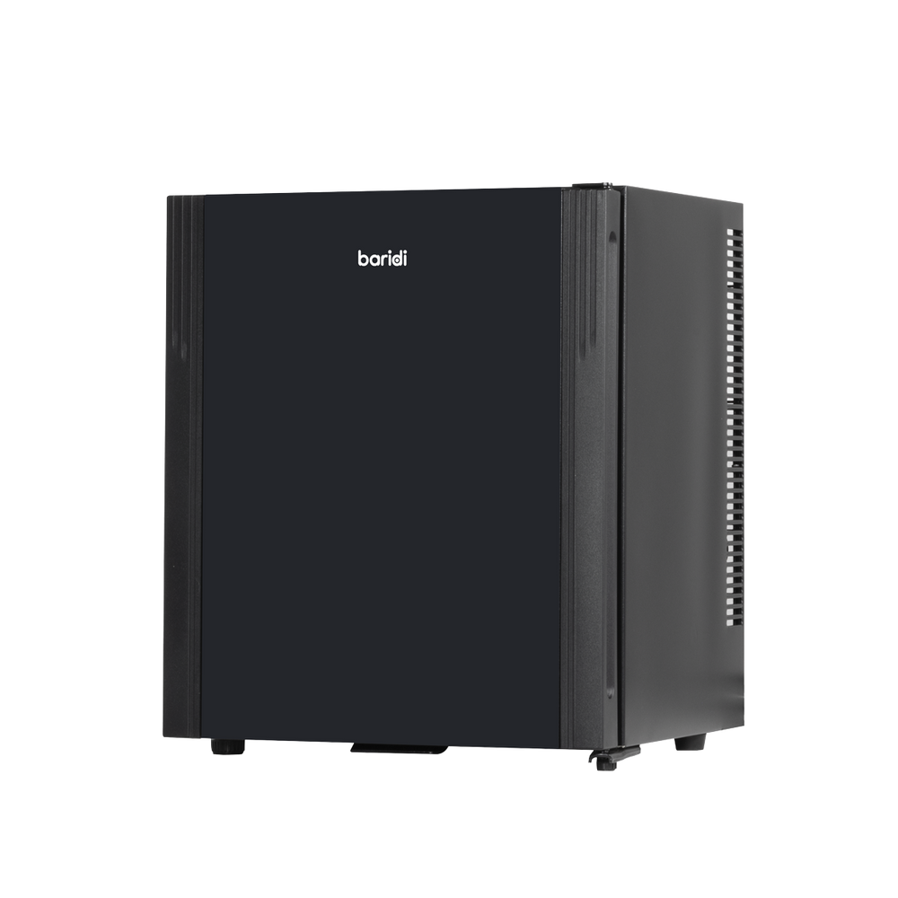 Baridi DH57 Mini Drinks & Wine Fridge with Wire Shelves, LED Light & Security Lock 25L - Black - additional view 6