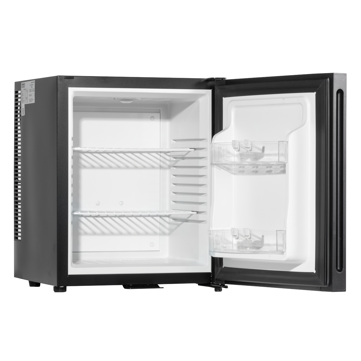 Baridi DH57 Mini Drinks & Wine Fridge with Wire Shelves, LED Light & Security Lock 25L - Black - additional view 5