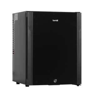 Baridi DH58 Mini Drinks & Wine Fridge with Wire Shelves, LED Light & Security Lock 35L - Black - additional view 6