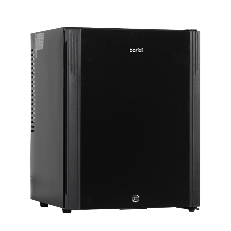 Baridi DH58 Mini Drinks & Wine Fridge with Wire Shelves, LED Light & Security Lock 35L - Black - additional view 6