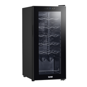 Baridi DH6 18 Bottle Wine Fridge with Digital Touch Screen Controls & LED Light - Black - additional view 4