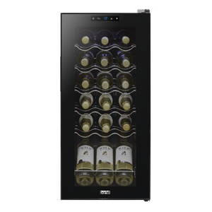 Baridi DH6 18 Bottle Wine Fridge with Digital Touch Screen Controls & LED Light - Black - additional view 14