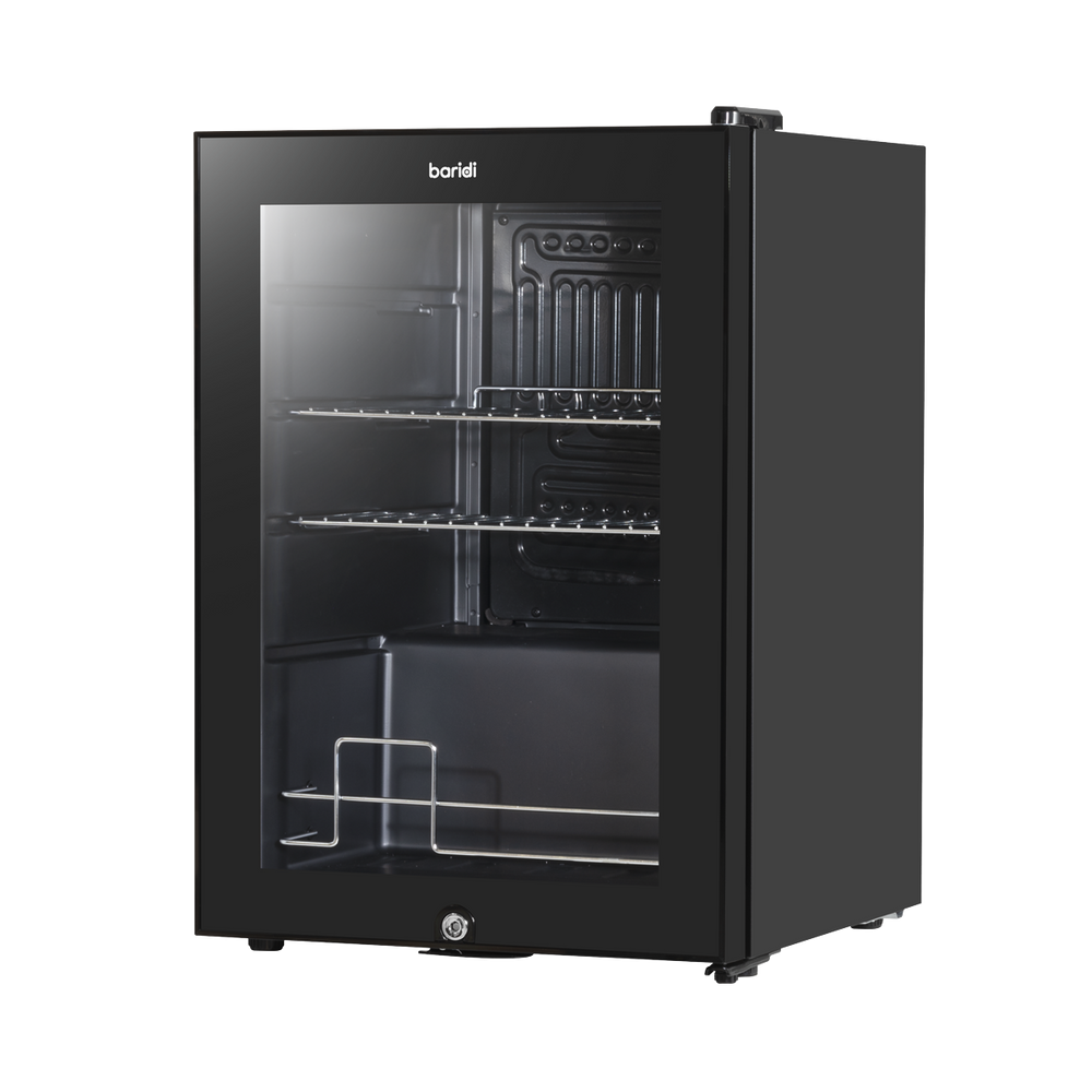 Baridi DH62 Beer & Drinks Fridge with Wire Shelves, LED Light & Security Lock 60L - Black - additional view 10