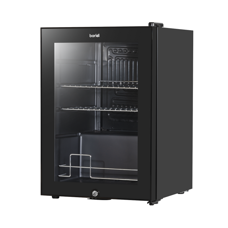 Baridi DH62 Beer & Drinks Fridge with Wire Shelves, LED Light & Security Lock 60L - Black - additional view 10