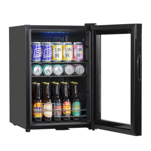 Baridi DH62 Beer & Drinks Fridge with Wire Shelves, LED Light & Security Lock 60L - Black - additional view 12