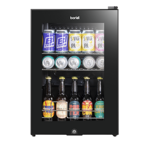 Baridi DH62 Beer & Drinks Fridge with Wire Shelves, LED Light & Security Lock 60L - Black - additional view 5
