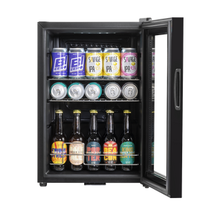 Baridi DH62 Beer & Drinks Fridge with Wire Shelves, LED Light & Security Lock 60L - Black - additional view 8