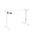 Dellonda DH64 Single Motor Ultra-Quiet Adjustable-Height Desk Frame 70kg Capacity - White