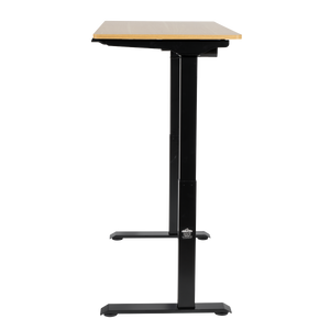 Dellonda DH66 Single Motor Ultra-Quiet Adjustable-Height Electric Sit/Stand Desk - Oak Desktop - additional view 5