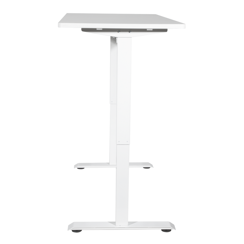 Dellonda DH67 Single Motor Ultra-Quiet Adjustable-Height Electric Sit/Stand Desk - White Desktop - additional view 3