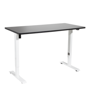 Dellonda DH69 Single Motor Ultra-Quiet Adjustable-Height Electric Sit/Stand Desk - Black Desktop