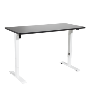 Dellonda DH69 Single Motor Ultra-Quiet Adjustable-Height Electric Sit/Stand Desk - Black Desktop