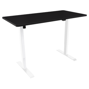 Dellonda DH69 Single Motor Ultra-Quiet Adjustable-Height Electric Sit/Stand Desk - Black Desktop - additional view 2