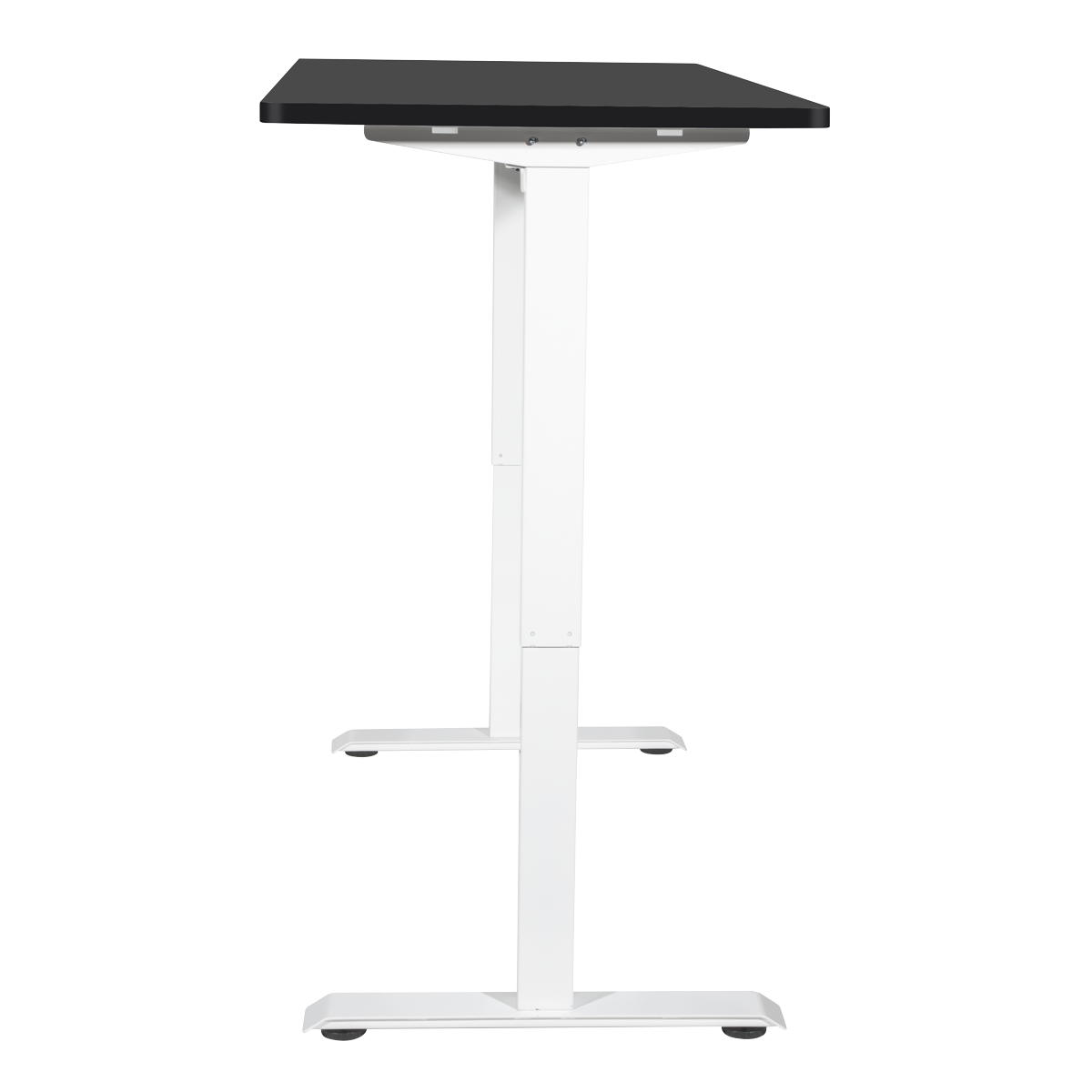 Dellonda DH69 Single Motor Ultra-Quiet Adjustable-Height Electric Sit/Stand Desk - Black Desktop - additional view 3