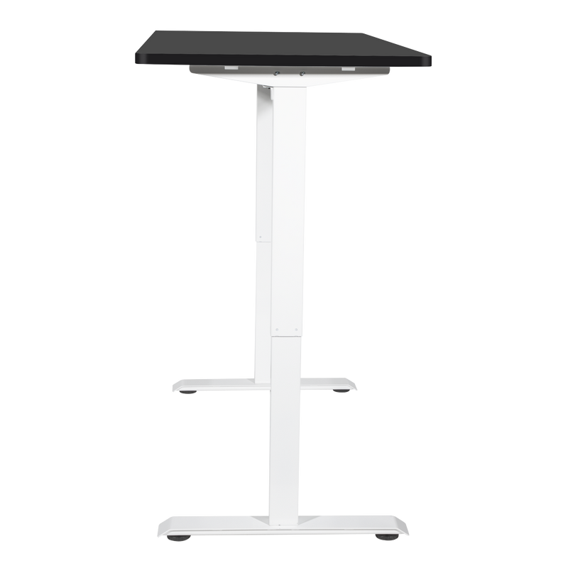 Dellonda DH69 Single Motor Ultra-Quiet Adjustable-Height Electric Sit/Stand Desk - Black Desktop - additional view 3