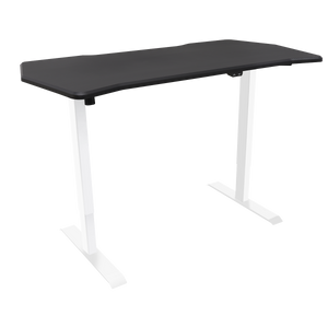 Dellonda DH70 Single Motor Ultra-Quiet Adjustable-Height Electric Sit/Stand Desk - Carbon Fibre Effect - additional view 2