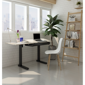 Dellonda DH71 Single Motor Ultra-Quiet Electric Adjustable Drawing Table with 40° Tilt, Drawer & Side - additional view 10