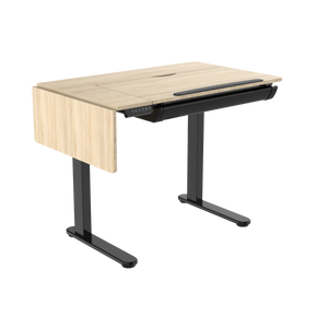 Dellonda DH71 Single Motor Ultra-Quiet Electric Adjustable Drawing Table with 40° Tilt, Drawer & Side - additional view 12