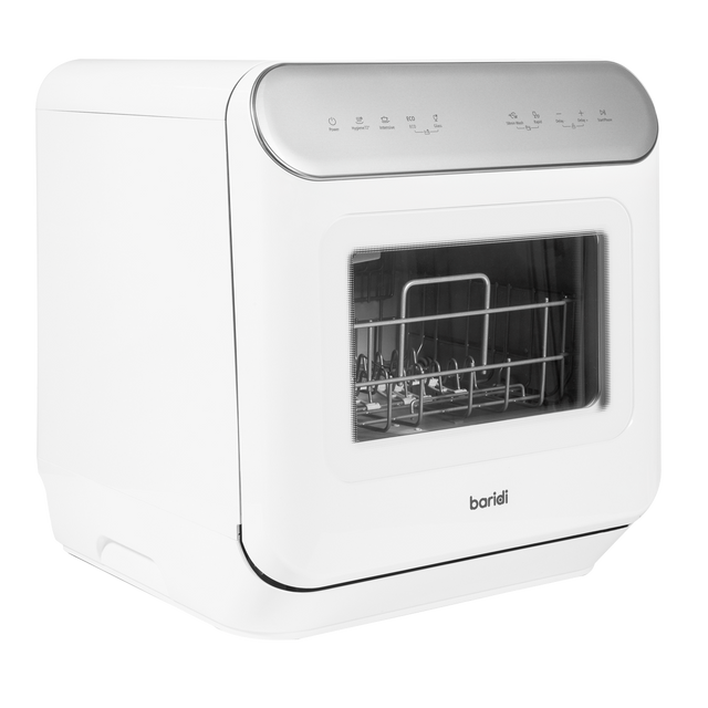 Baridi DH72 Tabletop Dishwasher 3 Place Settings 6L Capacity
