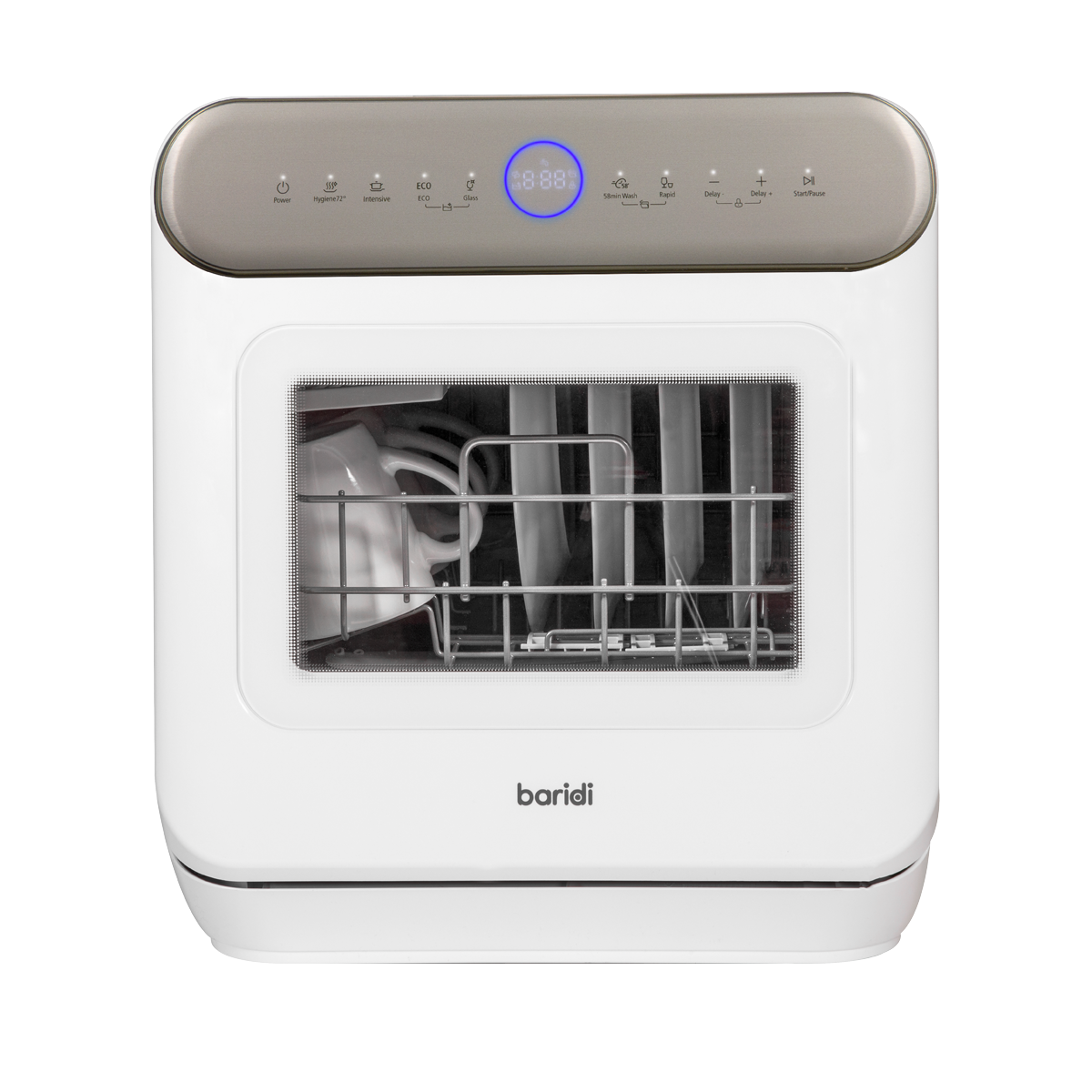 Baridi DH72 Tabletop Dishwasher 3 Place Settings 6L Capacity - additional view 9