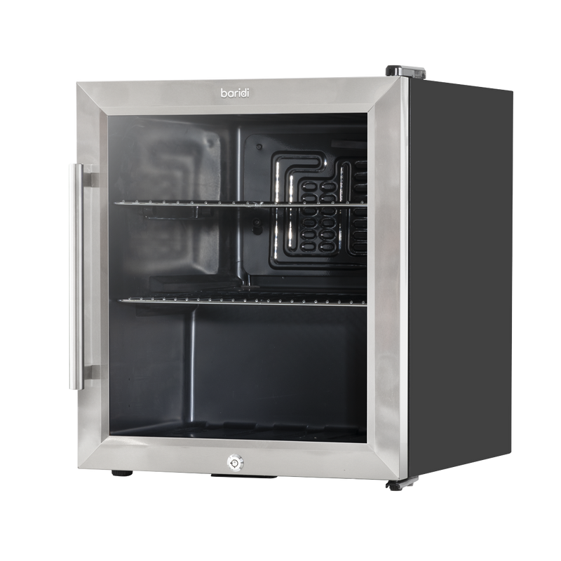 Baridi DH75 Mini Tabletop Beer & Drinks Fridge with Lock & Key, Metal Shelves & LED Light 50L - additional view 12