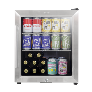 Baridi DH75 Mini Tabletop Beer & Drinks Fridge with Lock & Key, Metal Shelves & LED Light 50L - additional view 10