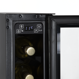 Baridi DH76 7 Bottle Extra-Slim Undercounter Wine Fridge with Digital Touch Screen Controls & LED Light - additional view 11