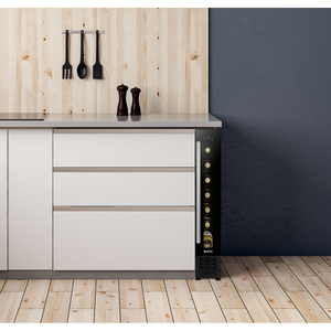 Baridi DH76 7 Bottle Extra-Slim Undercounter Wine Fridge with Digital Touch Screen Controls & LED Light - additional view 12