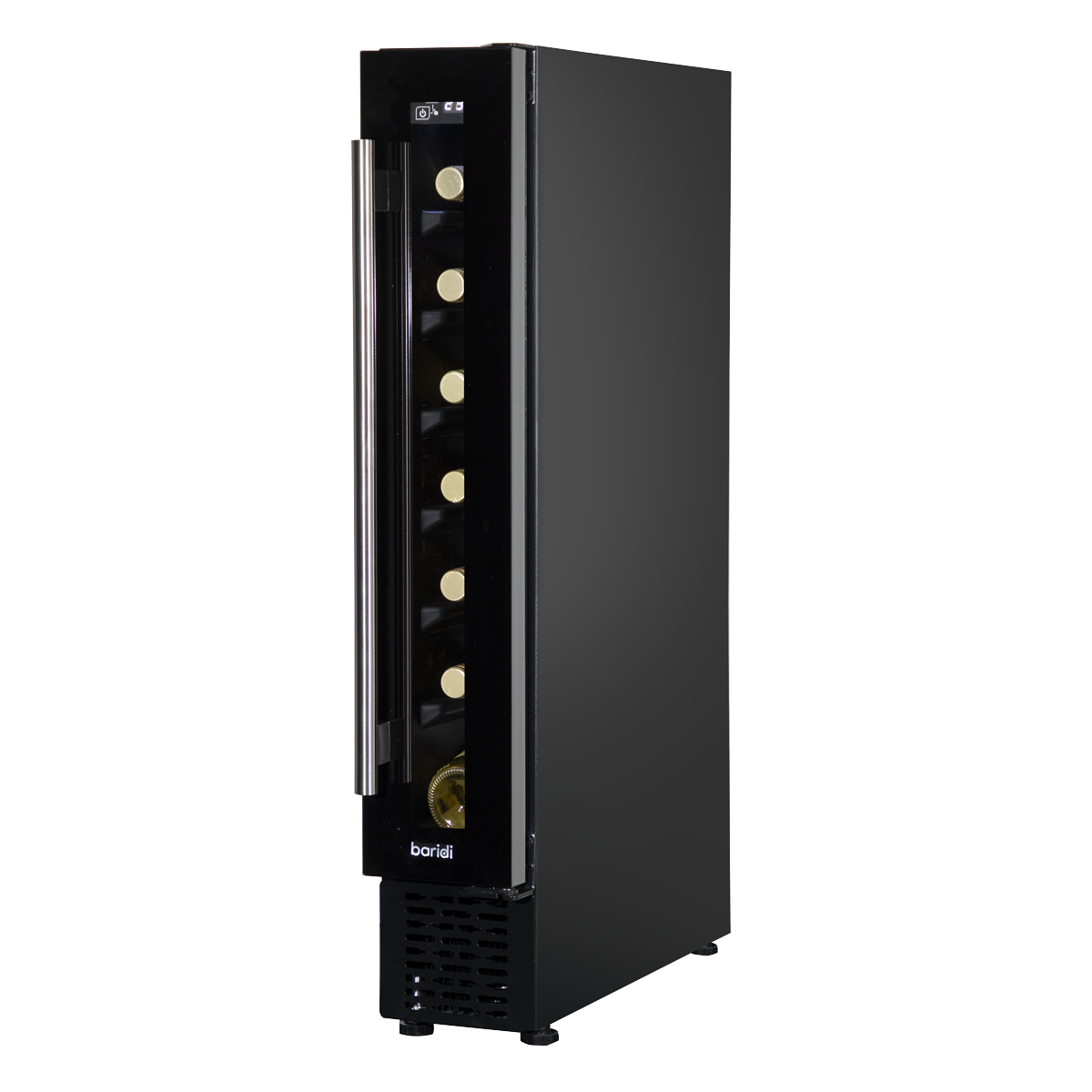 Baridi DH76 7 Bottle Extra-Slim Undercounter Wine Fridge with Digital Touch Screen Controls & LED Light - additional view 7
