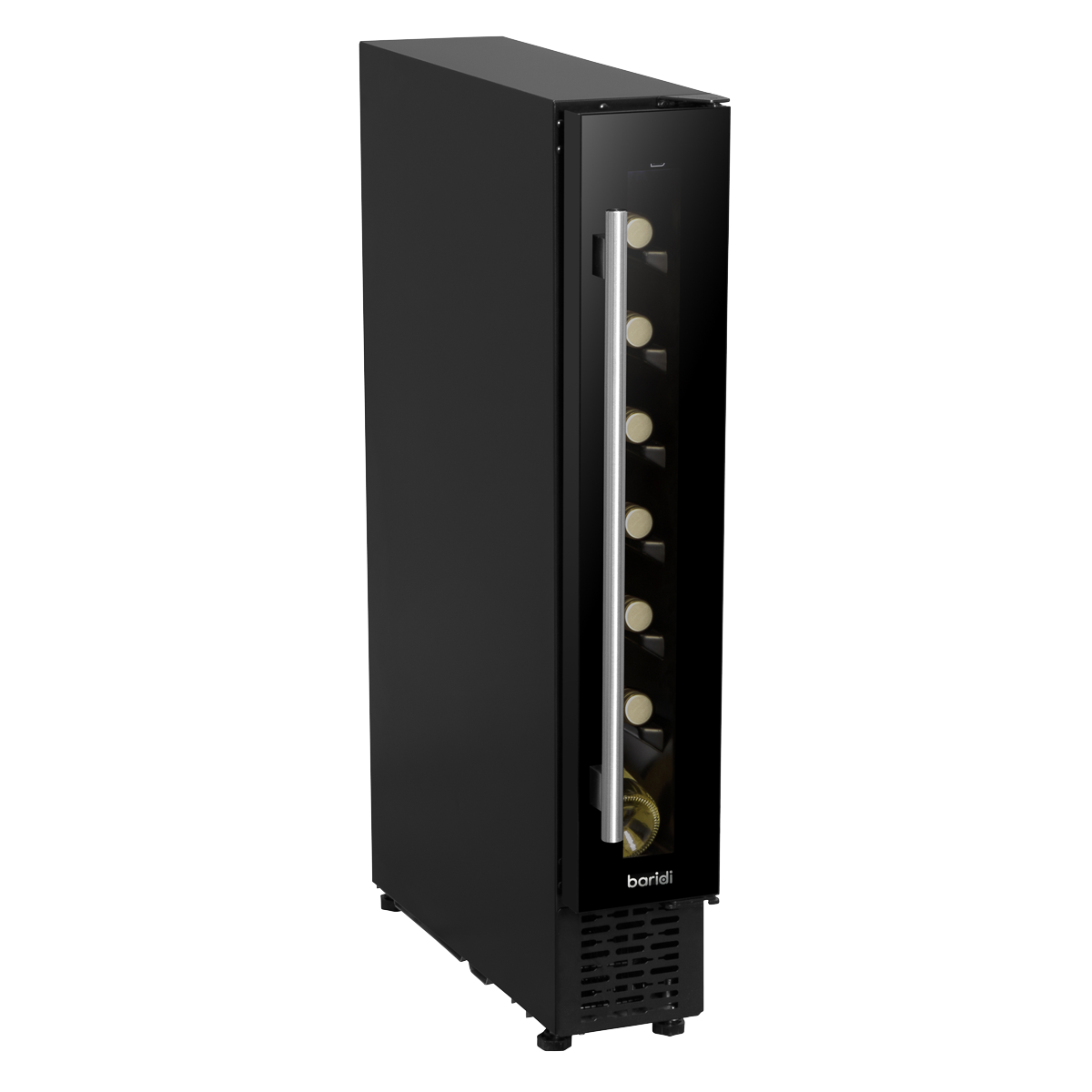 Baridi DH76 7 Bottle Extra-Slim Undercounter Wine Fridge with Digital Touch Screen Controls & LED Light - additional view 24