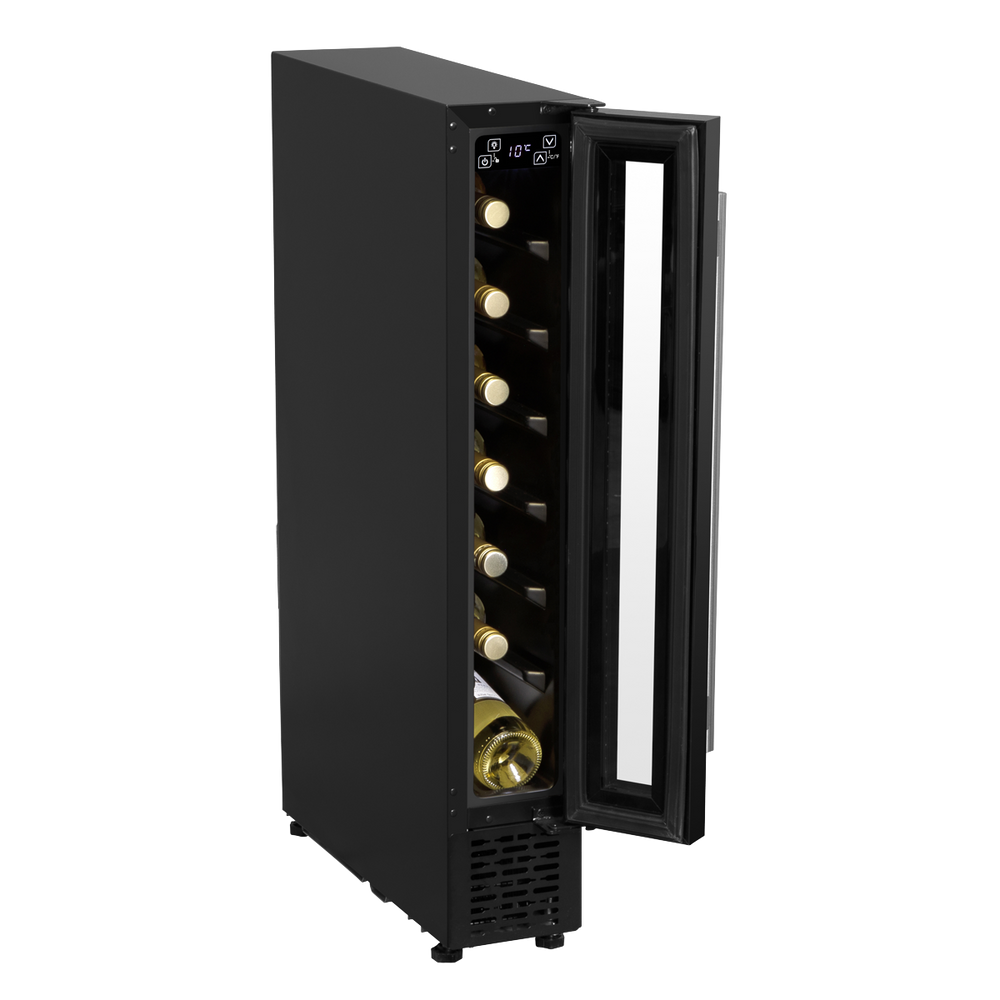 Baridi DH76 7 Bottle Extra-Slim Undercounter Wine Fridge with Digital Touch Screen Controls & LED Light - additional view 18