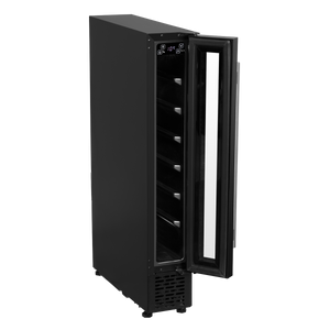 Baridi DH76 7 Bottle Extra-Slim Undercounter Wine Fridge with Digital Touch Screen Controls & LED Light - additional view 9