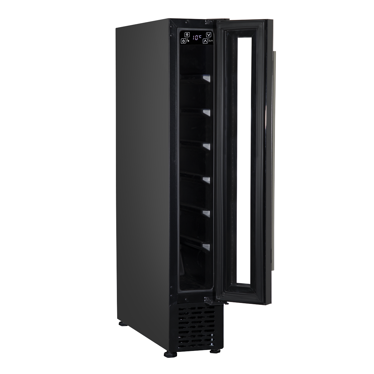 Baridi DH76 7 Bottle Extra-Slim Undercounter Wine Fridge with Digital Touch Screen Controls & LED Light - additional view 19