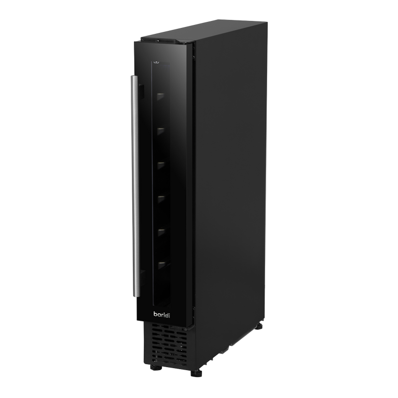 Baridi DH76 7 Bottle Extra-Slim Undercounter Wine Fridge with Digital Touch Screen Controls & LED Light - additional view 2