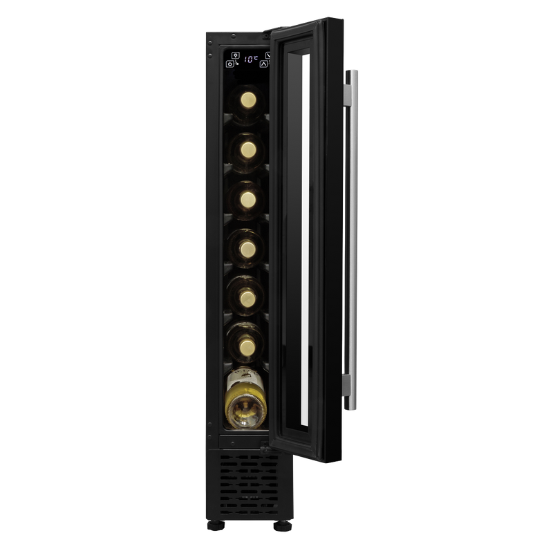 Baridi DH76 7 Bottle Extra-Slim Undercounter Wine Fridge with Digital Touch Screen Controls & LED Light - additional view 4