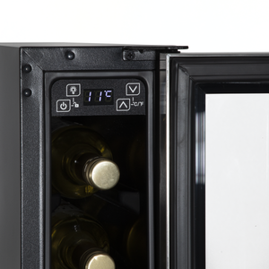Baridi DH77 7 Bottle Extra-Slim Wine Undercounter Fridge with Digital Touch Screen Controls - Stainless - additional view 16