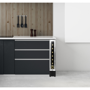 Baridi DH77 7 Bottle Extra-Slim Wine Undercounter Fridge with Digital Touch Screen Controls - Stainless - additional view 17