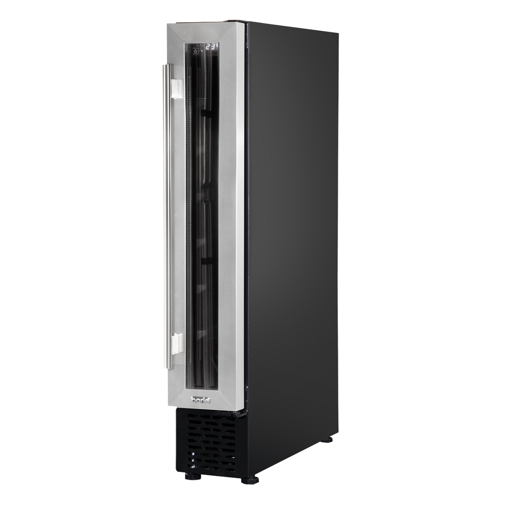 Baridi DH77 7 Bottle Extra-Slim Wine Undercounter Fridge with Digital Touch Screen Controls - Stainless - additional view 6
