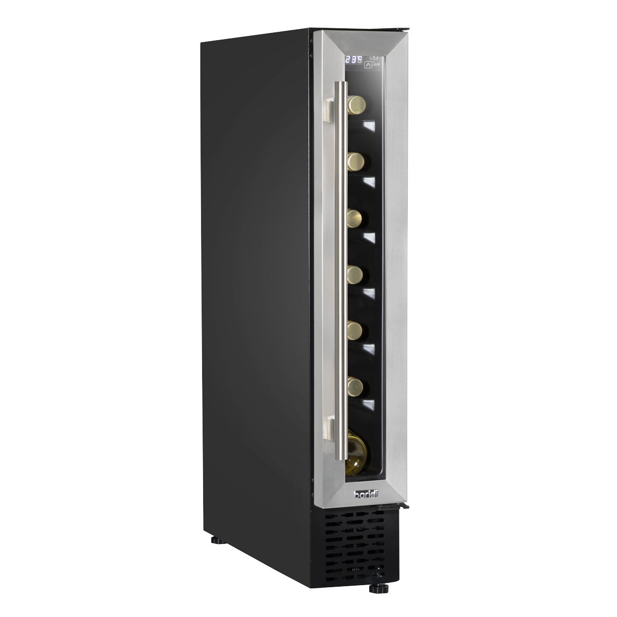 Baridi DH77 7 Bottle Extra-Slim Wine Undercounter Fridge with Digital Touch Screen Controls - Stainless - additional view 7