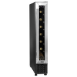 Baridi DH77 7 Bottle Extra-Slim Wine Undercounter Fridge with Digital Touch Screen Controls - Stainless Steel