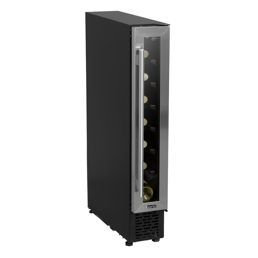Baridi DH77 7 Bottle Extra-Slim Wine Undercounter Fridge with Digital Touch Screen Controls - Stainless - additional view 9
