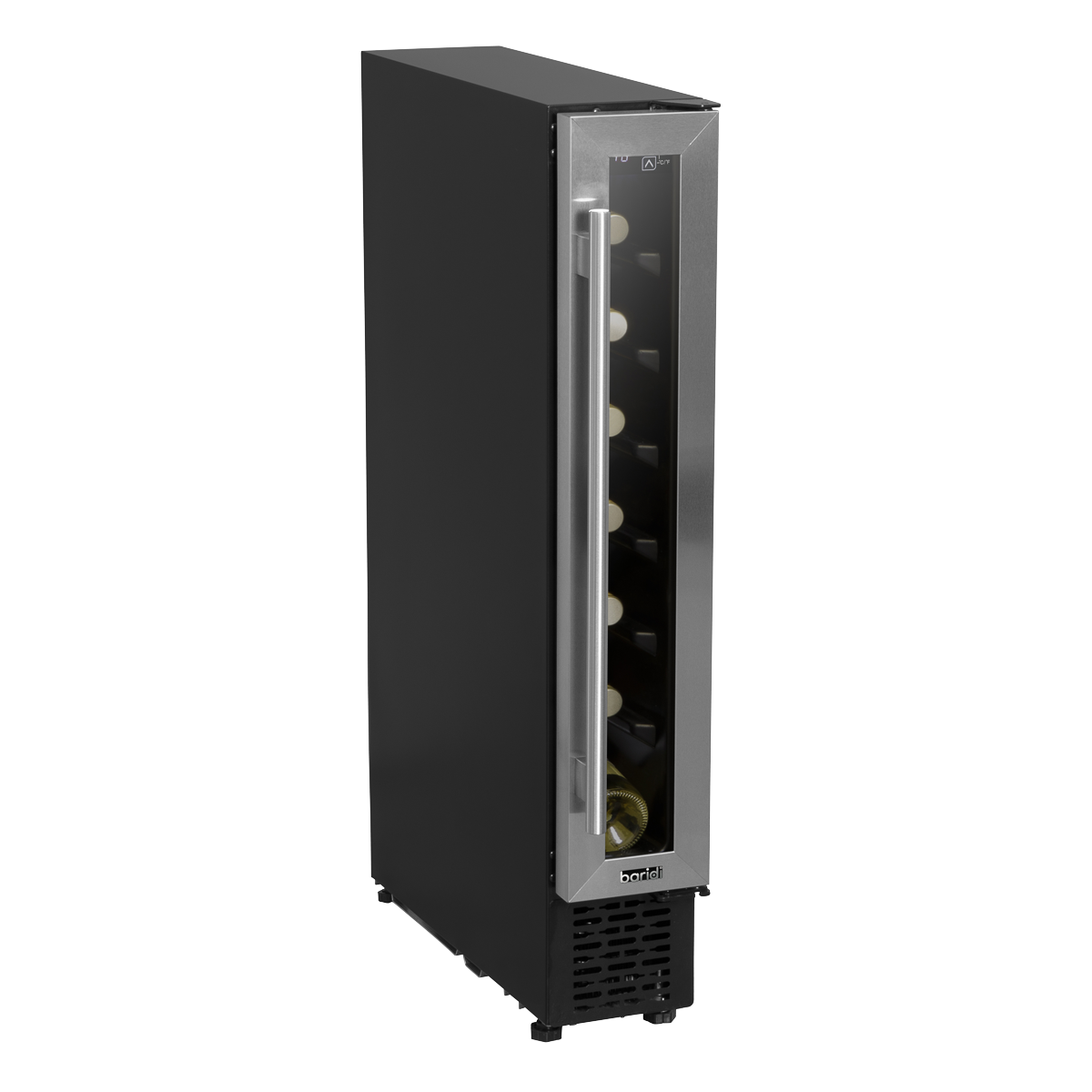 Baridi DH77 7 Bottle Extra-Slim Wine Undercounter Fridge with Digital Touch Screen Controls - Stainless - additional view 9