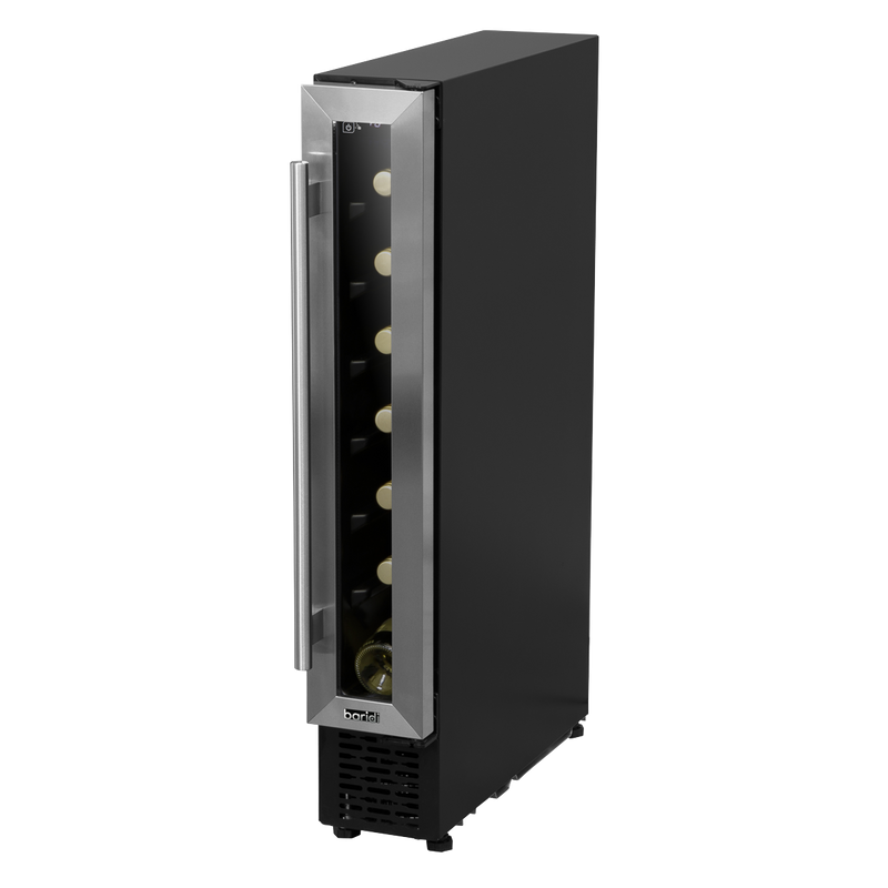 Baridi DH77 7 Bottle Extra-Slim Wine Undercounter Fridge with Digital Touch Screen Controls - Stainless - additional view 10
