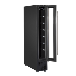 Baridi DH77 7 Bottle Extra-Slim Wine Undercounter Fridge with Digital Touch Screen Controls - Stainless - additional view 13