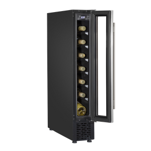 Baridi DH77 7 Bottle Extra-Slim Wine Undercounter Fridge with Digital Touch Screen Controls - Stainless - additional view 14