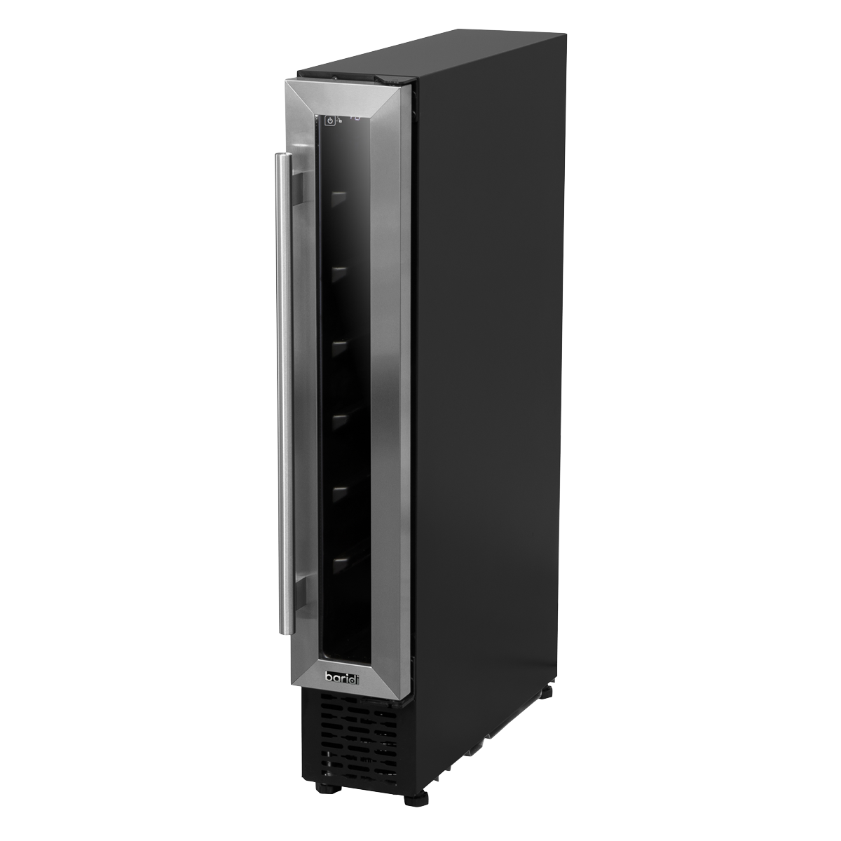 Baridi DH77 7 Bottle Extra-Slim Wine Undercounter Fridge with Digital Touch Screen Controls - Stainless - additional view 2