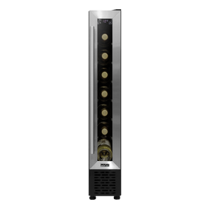 Baridi DH77 7 Bottle Extra-Slim Wine Undercounter Fridge with Digital Touch Screen Controls - Stainless - additional view 3