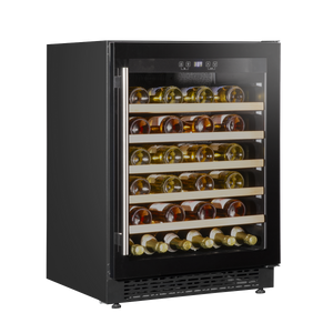 Baridi DH78 54 Bottle Undercounter/Freestanding Wine Fridge with Digital Touch Screen Controls, Wooden - additional view 5