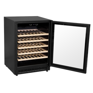 Baridi DH78 54 Bottle Undercounter/Freestanding Wine Fridge with Digital Touch Screen Controls, Wooden - additional view 15